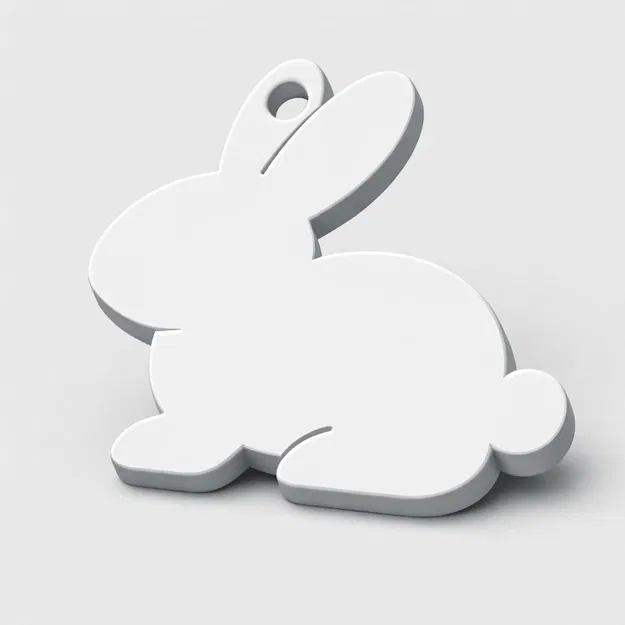 Móc khóa thỏ Phục sinh (Easter Bunny Keychain) - Image 1