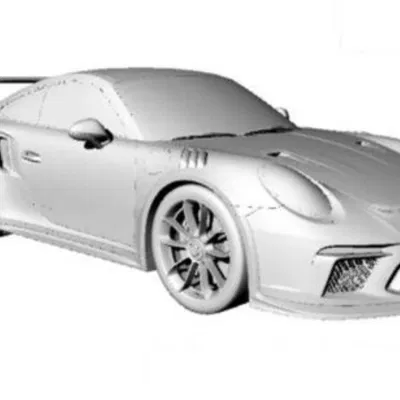 Porsche 911 GT3 RS – Mô hình in 3D cực chất