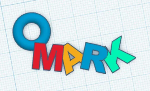 Móc khóa tên Mark (Mark-Keychain) in 3D cá tính và độc đáo - Image 1