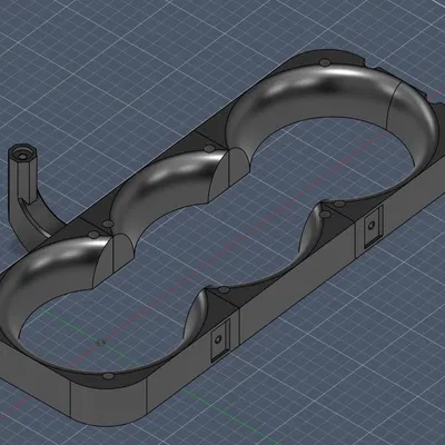 Bộ Gắn Tản Nhiệt AIO 360 Miệng Loe Gắn Ngoài (PC 360 AIO External Bell Mouth Inlet)