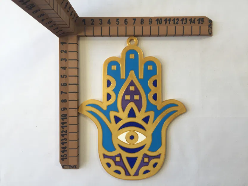 Mô hình Evil Eye Hamsa - Image 3