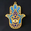 Mô hình Evil Eye Hamsa - Thumbnail 6