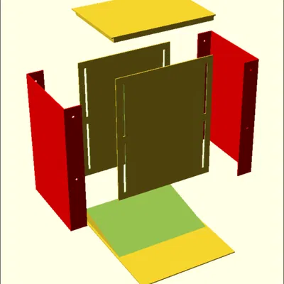 Trạm tiếp thức ăn tự động cho mèo (Gravity Cat Feeder) in 3D