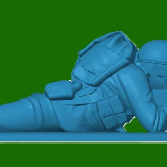 Mô hình in 3D lính bộ binh Anh thời Thế chiến I (WW1)