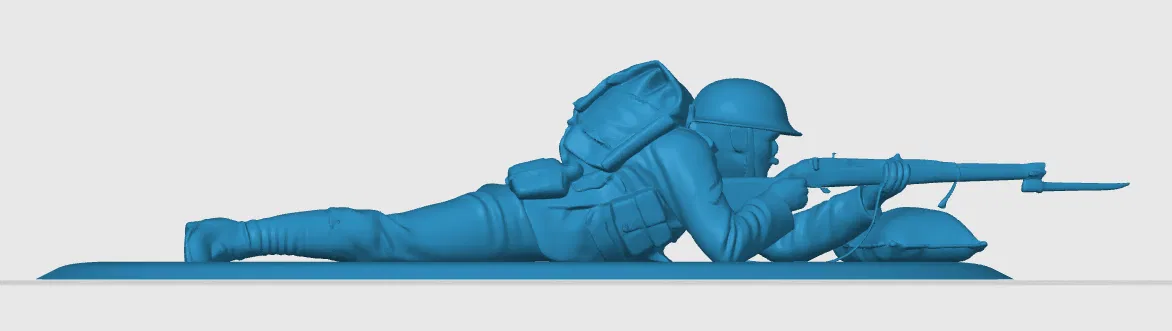 Mô hình in 3D lính bộ binh Anh thời Thế chiến I (WW1) - Image 3