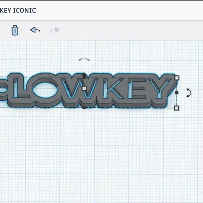 Móc khóa tối giản "Lowkey"