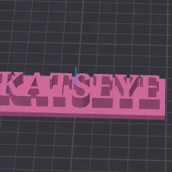 Bảng tên KATSEYE in 3D siêu đẹp dành cho fan hâm mộ