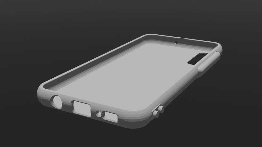 Ốp lưng bảo vệ cho Samsung Galaxy A50 in 3D đơn giản - Image 2