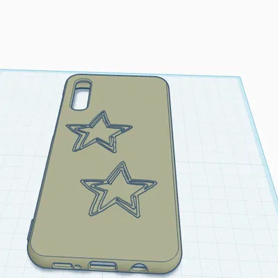 Ốp lưng Samsung Galaxy A50 họa tiết ngôi sao xinh xắn