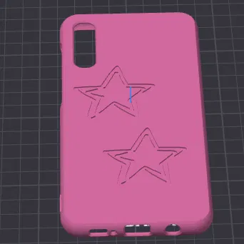 Ốp lưng Samsung Galaxy A50 họa tiết ngôi sao xinh xắn