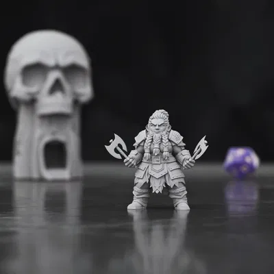 Nữ Chiến Binh Người Lùn - DnD Tavern