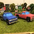 Mô hình xe bán tải Chevrolet S10 thập niên 80 in 3D tỷ lệ 1/64 - Thumbnail 1