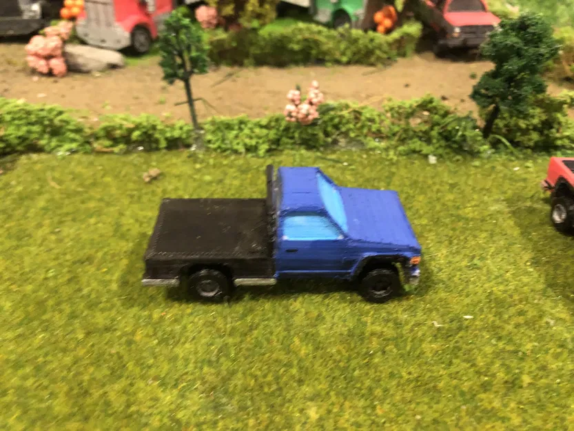 Mô hình xe bán tải Chevrolet S10 thập niên 80 in 3D tỷ lệ 1/64 - Image 8