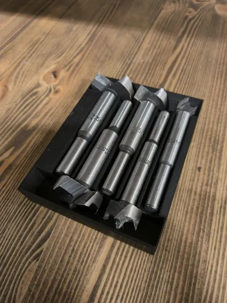 Khay in 3D đựng mũi khoan Forstner Parkside gọn gàng - Image 1