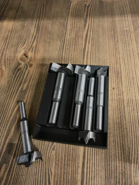 Khay in 3D đựng mũi khoan Forstner Parkside gọn gàng - Image 3