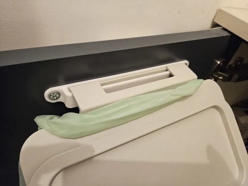 Ngàm gắn thùng rác IKEA SKOLÄST lên cánh tủ bếp (khoảng cách 160mm) - Image 2