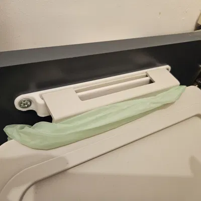 Ngàm gắn thùng rác IKEA SKOLÄST lên cánh tủ bếp (khoảng cách 160mm)