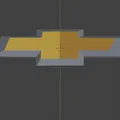 Mô hình logo Chevrolet 3D trang trí đẹp mắt - Thumbnail 1