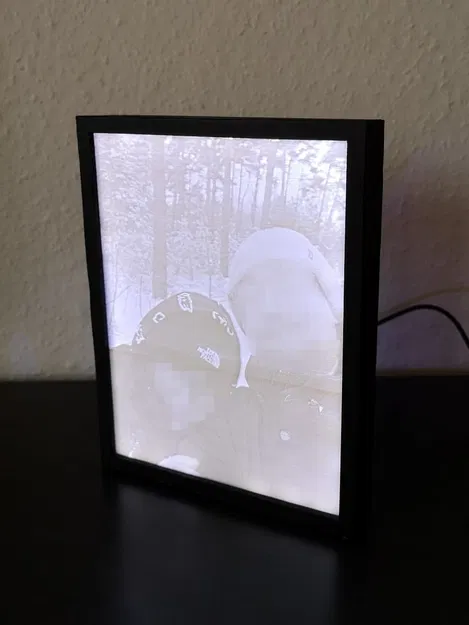 Khung Tranh Lithophane - 120 x 160 mm - Image 1