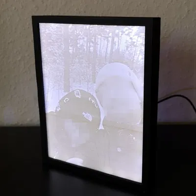 Khung Tranh Lithophane - 120 x 160 mm