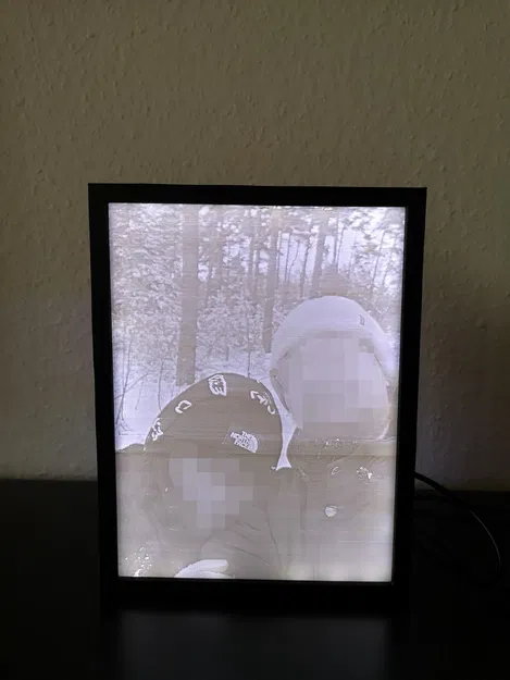 Khung Tranh Lithophane - 120 x 160 mm - Image 4