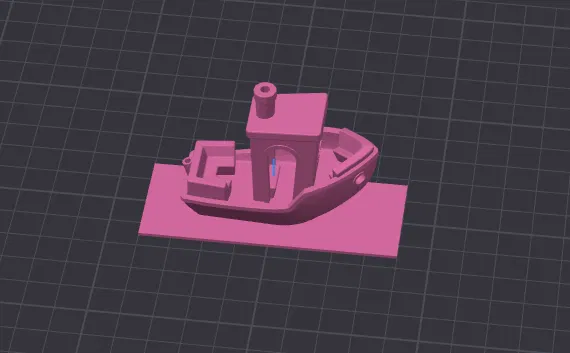 Mô hình thuyền Benchy kèm đế trưng bày ổn định - Image 1