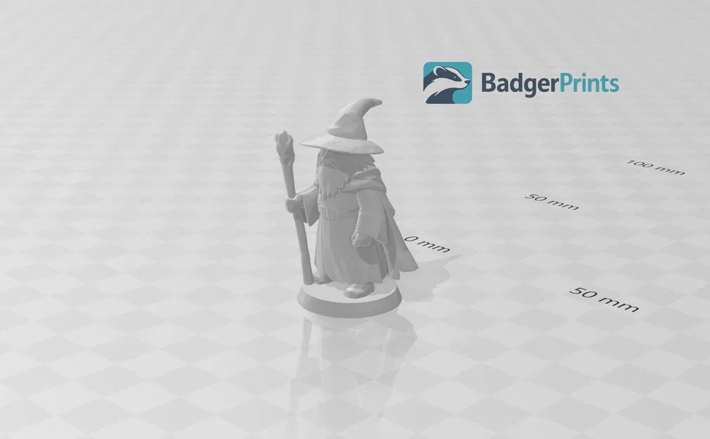 Mô hình pháp sư Wizard RPG ấn tượng cho game Tabletop - Image 1