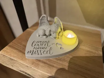 Tượng Tưởng Niệm Poodle Thiên Thần - Always Loved Forever Missed - Image 3