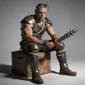 Mô hình chiến binh Mad Max Warrior 15 in 3D phong cách tận thế - Thumbnail 1