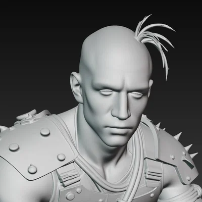 Mô hình chiến binh Mad Max Warrior 15 in 3D phong cách tận thế