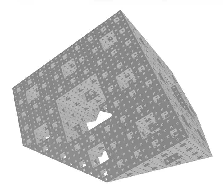 Mô hình Menger Sponge bậc 4 - Image 1