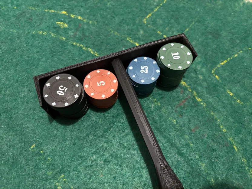 Cây gạt phỉnh Poker / Dealer Rake - Image 4