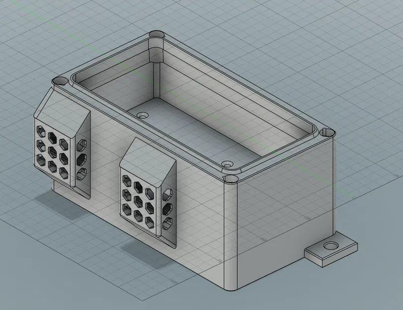 Đế quạt 5015 kèm nắp che khí xả - Image 1