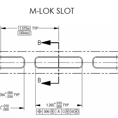 Bộ tài liệu kỹ thuật M-LOK Dev Kit - Thông số chuẩn thiết kế phụ kiện