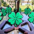 Móc khóa cỏ bốn lá may mắn cho ngày lễ Thánh Patrick - Thumbnail 1