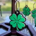 Móc khóa cỏ bốn lá may mắn cho ngày lễ Thánh Patrick - Thumbnail 3