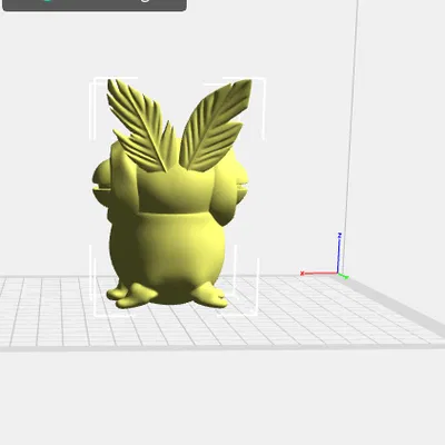 Mô hình 3D Yellmutt phiên bản tí hon cực đáng yêu