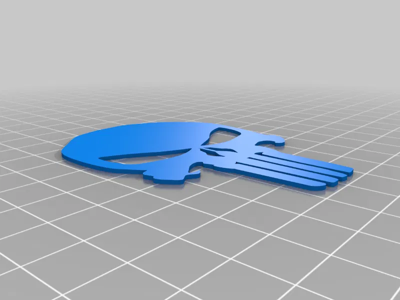 Mẫu in 3D khuôn stencil Punisher - Tùy chỉnh kích thước cực dễ - Image 1