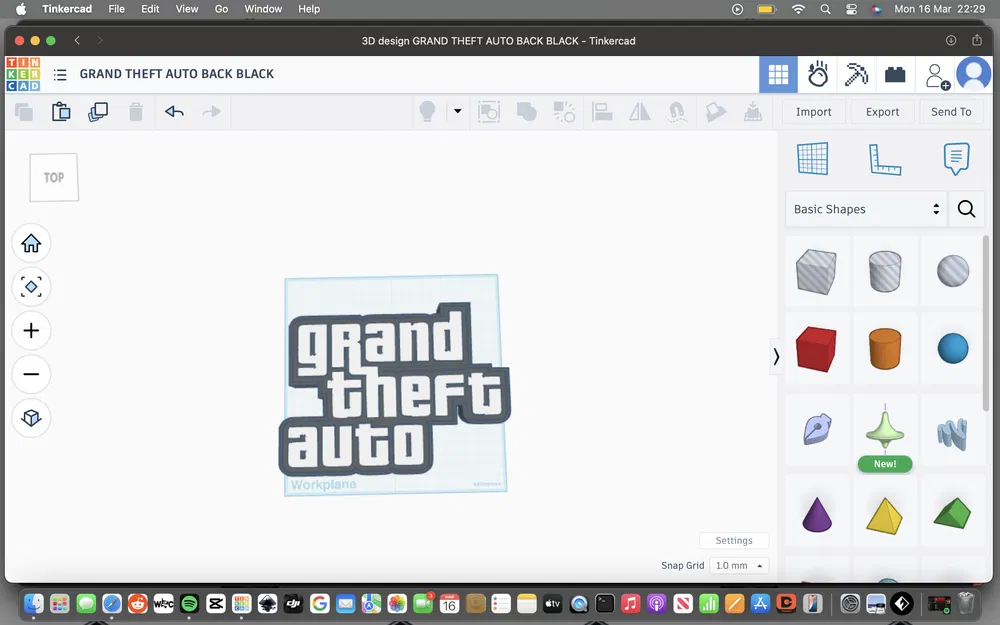 Mô hình hộp đèn trang trí Grand Theft Auto (GTA) in 3D chất lượng - Image 1