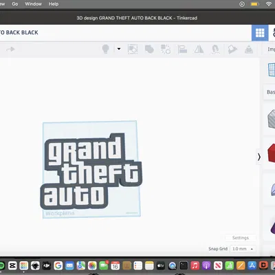 Mô hình hộp đèn trang trí Grand Theft Auto (GTA) in 3D chất lượng