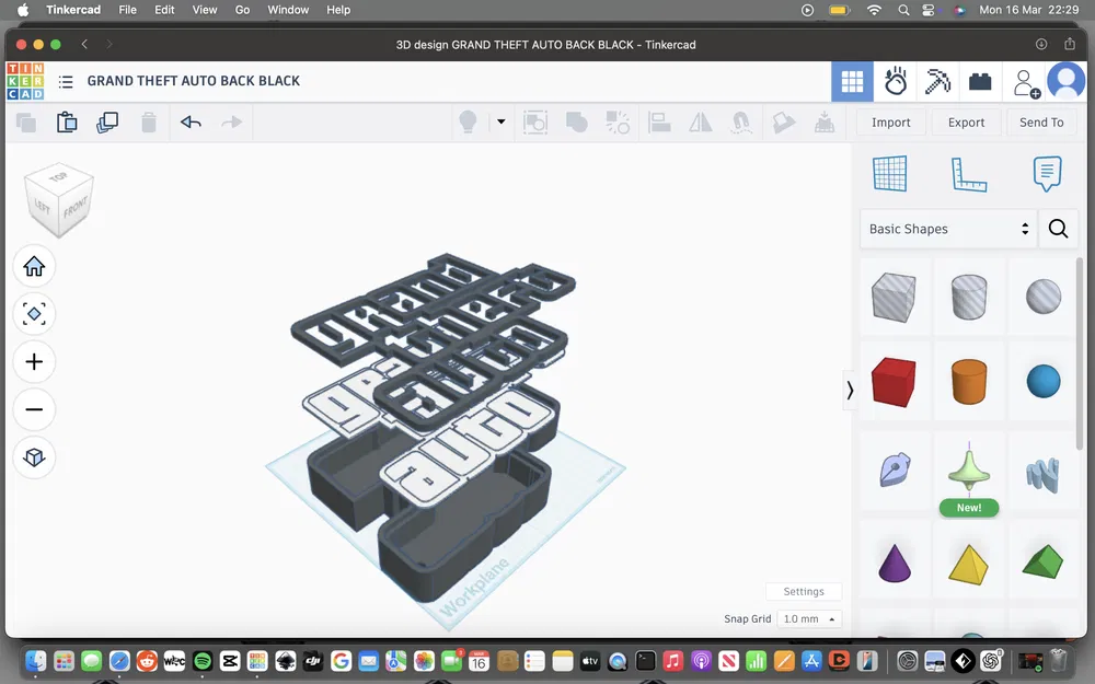 Mô hình hộp đèn trang trí Grand Theft Auto (GTA) in 3D chất lượng - Image 3