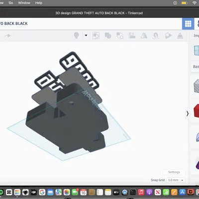 Mô hình hộp đèn trang trí Grand Theft Auto (GTA) in 3D chất lượng