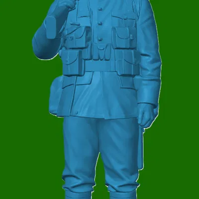 Mô hình lính bộ binh Anh thời Thế chiến thứ nhất in 3D