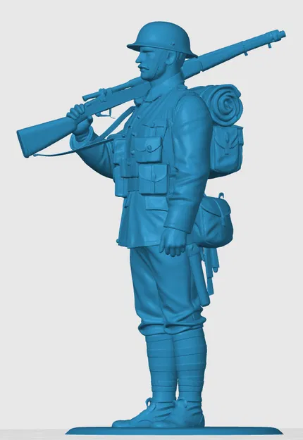 Mô hình lính bộ binh Anh thời Thế chiến thứ nhất in 3D - Image 2