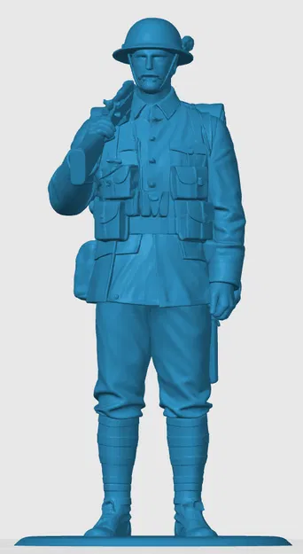 Mô hình lính bộ binh Anh thời Thế chiến thứ nhất in 3D - Image 3