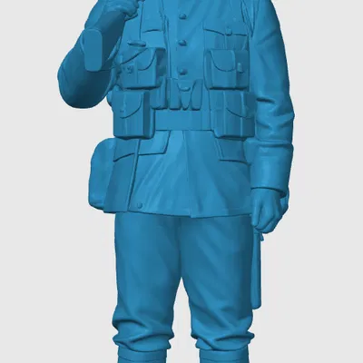 Mô hình lính bộ binh Anh thời Thế chiến thứ nhất in 3D