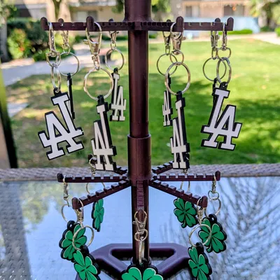 Móc khóa logo LA - File in sẵn sàng để kinh doanh