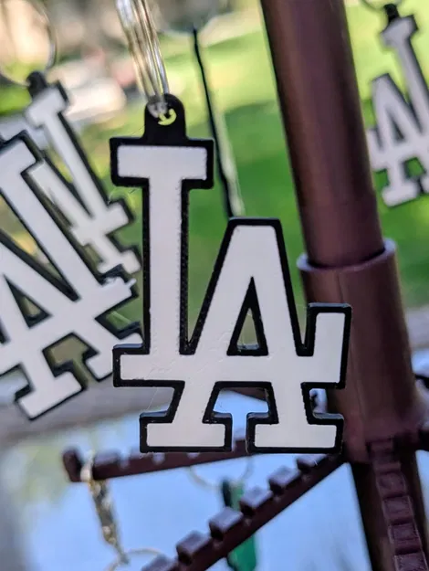 Móc khóa logo LA - File in sẵn sàng để kinh doanh - Image 3