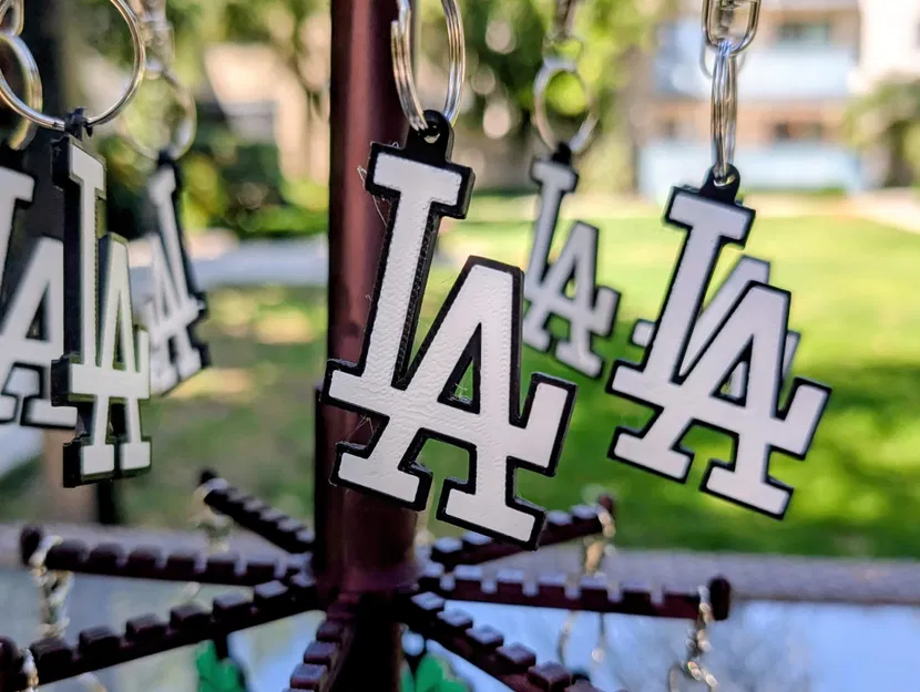 Móc khóa logo LA - File in sẵn sàng để kinh doanh - Image 4