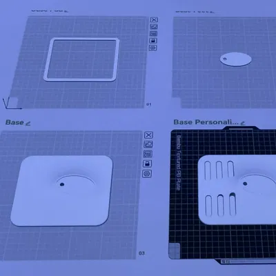 Chân đế để bàn tối ưu cho loa KEF LSX và LSXII (In 3D)